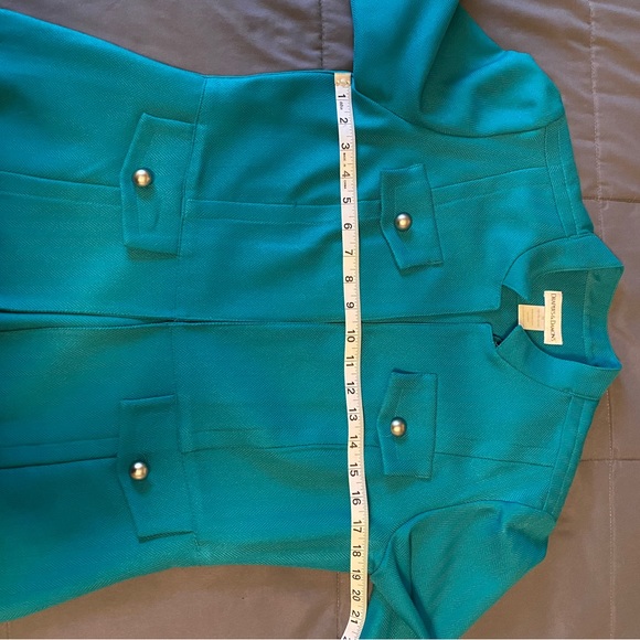 •DRAPER’S & DAMON’S• Size 10 • Teal Blazer - Picture 6 of 9